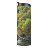 Herfstkleuren in Ohiopyle State Park Thermosbeker (Geroteerd rechts)