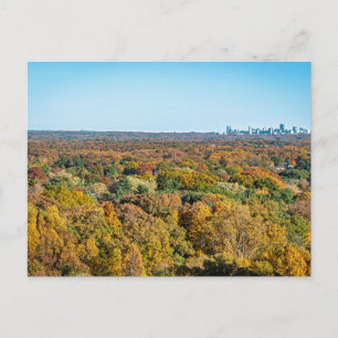 Herfstkleuren in Reston Virginia Briefkaart