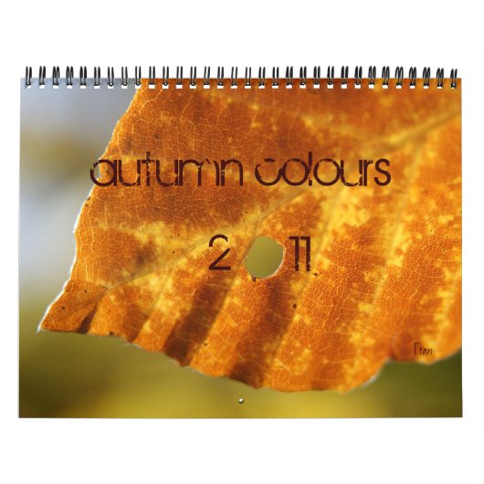 herfstkleuren kalender (Hoes)