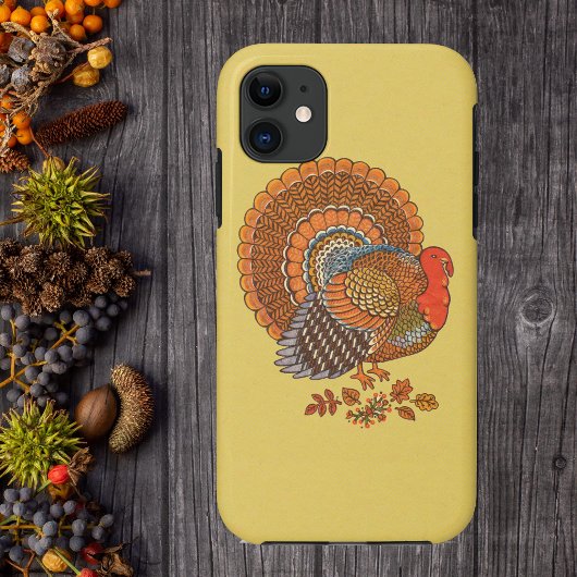 Herfstkleuren Kalkoen Bladeren Case-Mate iPhone Case