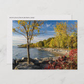 Herfstkleuren, Kust van Lake Ontario, Canada Briefkaart (Voorkant / Achterkant)