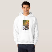 Herfstkleuren langs Bishop Creek, CA Hoodie (Voorkant volledig)