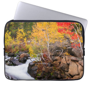 Herfstkleuren langs Bishop Creek, CA Laptop Sleeve