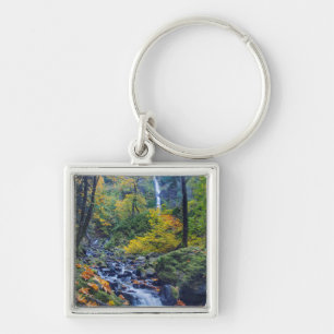 Herfstkleuren langs Starvation Creek Falls 2 Sleutelhanger