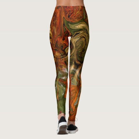Herfstkleuren... Leggings (Achterkant)