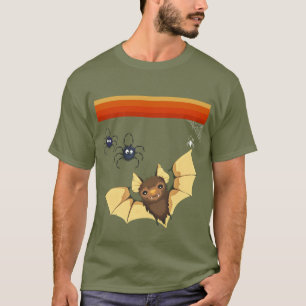 Herfstkleuren, Leuke vleermuis, Spinnen, Cobweb Ha T-shirt