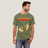 Herfstkleuren, Leuke vleermuis, Spinnen, Cobweb Ha T-shirt (Voorkant volledig)
