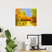 Herfstkleuren Maine Poster (Thuiskantoor)