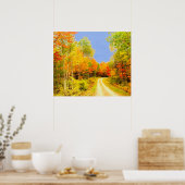 Herfstkleuren Maine Poster (Keuken)