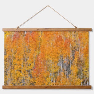 Herfstkleuren op Espenbosjes Hangend Wandkleed