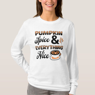 Herfstkleuren Pompoengewürz en Alles Leuk T-shirt