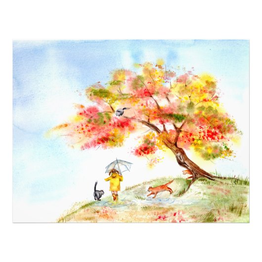 Herfstkleuren Sakura Foto Afdruk (Voorkant)