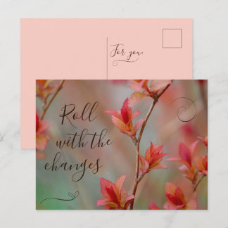 Herfstkleuren Seizoenen veranderen en wij ook Briefkaart