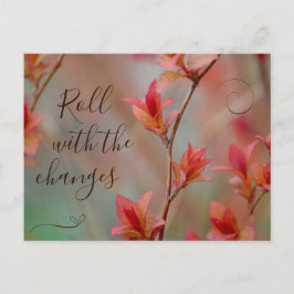 Herfstkleuren Seizoenen veranderen en wij ook Briefkaart