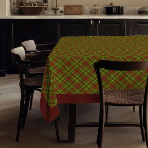 Herfstkleuren Tafelkleed Minimalistische Schotse S