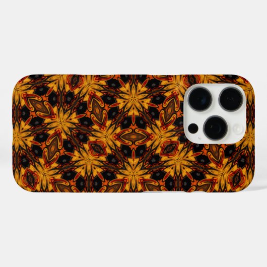 Herfstkleuren, trendy, iPhone hoesje (Achterkant (horizontaal))