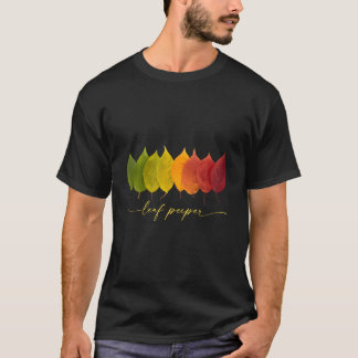 Herfstkleuren van Bladeren Kleurrijke Schakeringen T-shirt