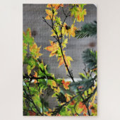 Herfstkleuren van de esdoorn legpuzzel (Verticaal)