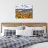 Herfstkleuren van Espen & Eiken Keebler Pass Canvas Afdruk (Insitu (Slaapkamer))