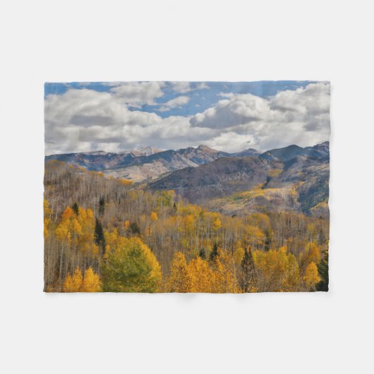 Herfstkleuren van Espen & Eiken Keebler Pass Fleece Deken (Voorkant (Horizontaal))