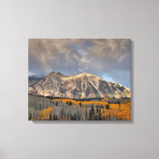 Herfstkleuren van Espen, Keebler Pass Canvas Afdruk (Voorkant)