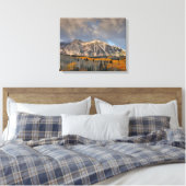 Herfstkleuren van Espen, Keebler Pass Canvas Afdruk (Insitu (Slaapkamer))