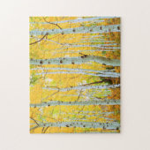 Herfstkleuren van Espenbomen 1 Legpuzzel (Verticaal)