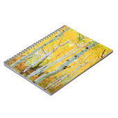 Herfstkleuren van Espenbomen 1 Notitieboek (Linkerzijde)