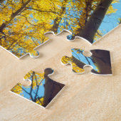Herfstkleuren van Espenbomen 2 Legpuzzel (Zijkant)