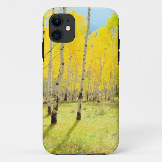 Herfstkleuren van Espenbomen 4 Case-Mate iPhone Case (Achterkant)
