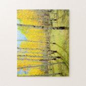 Herfstkleuren van Espenbomen 4 Legpuzzel (Verticaal)