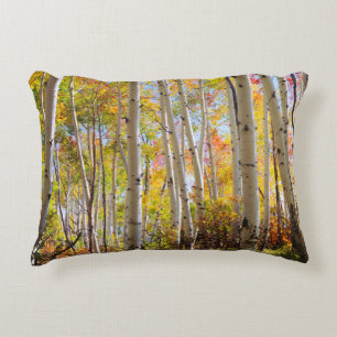 Herfstkleuren van Espenbomen 5 Accent Kussen