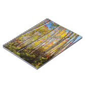 Herfstkleuren van Espenbomen 5 Notitieboek (Linkerzijde)