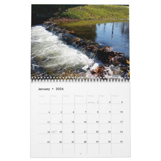 Herfstkleurenkalender Kalender (Jan 2026)