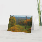 Herfstkleurenlandschap Kaart (Voorkant)