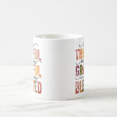 Herfstkleurig Boho Thanksgiving Inspirerend Koffiemok (Center)