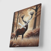 Herfstklok voor herten vierkante klok (Hoek)