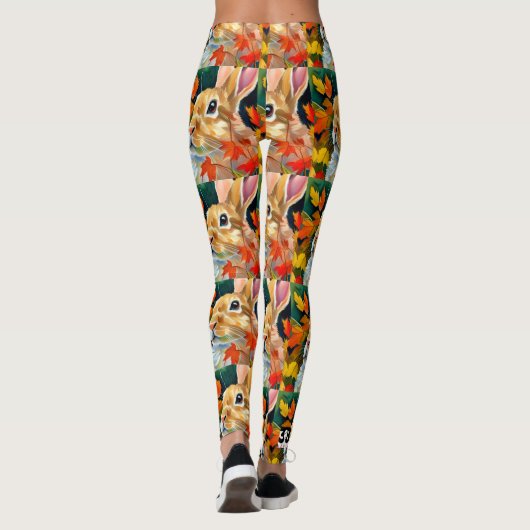 herfstkonijn leggings (Achterkant)
