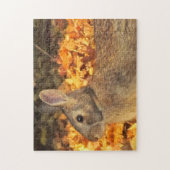 herfstkonijn legpuzzel (Verticaal)