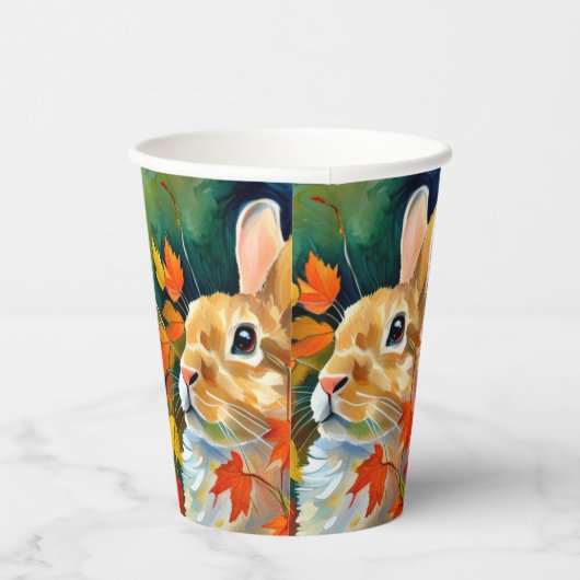 herfstkonijn papieren bekers (Rechts)