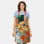 herfstkonijn schort (Gedragen)