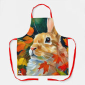 herfstkonijn schort (Voorkant)