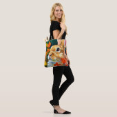 herfstkonijn tote bag (Op model)