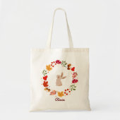 herfstkonijn tote bag (Voorkant)