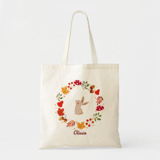 herfstkonijn tote bag