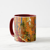 Herfstkrans, de kleuren van de herfst, mok (Voorkant links)