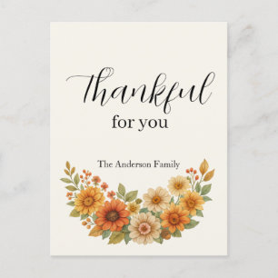 Herfstkrans – Herfst Bloemen Thanksgiving Feestdagenkaart