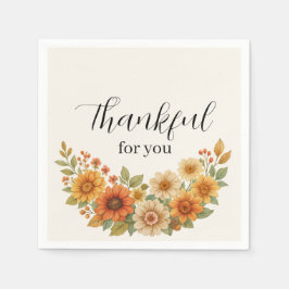 Herfstkrans – Herfst Bloemen Thanksgiving Servet