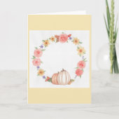 Herfstkrans Kaart (Voorkant)