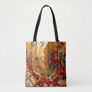Herfstkrans, Kleurrijk Schilderij, Tote Bag
